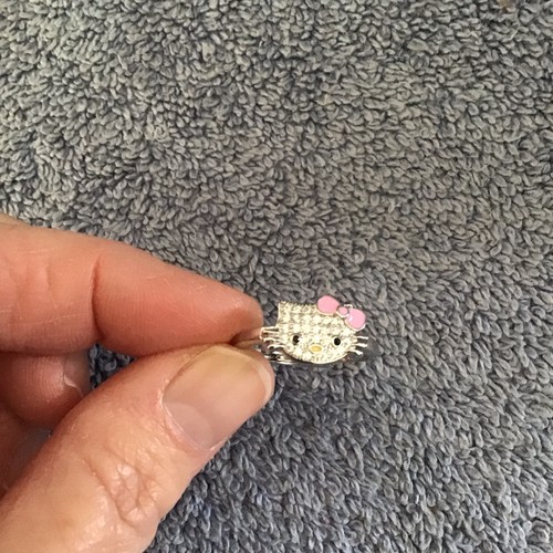 Hello kitty ring adjustable - kitty,